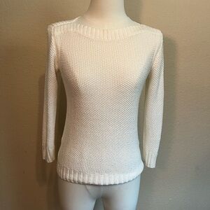 XXSP Ann Taylor white sweater